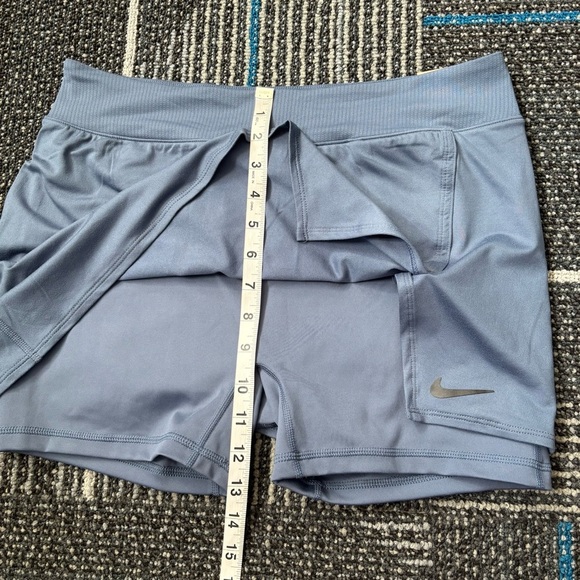 NWT Nike Women's Large Slate Blue Skort Tennis Slim Fit - Picture 10 of 10